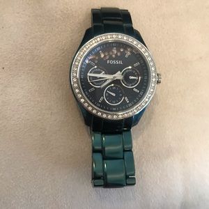 Fossil Watch - Dark Green